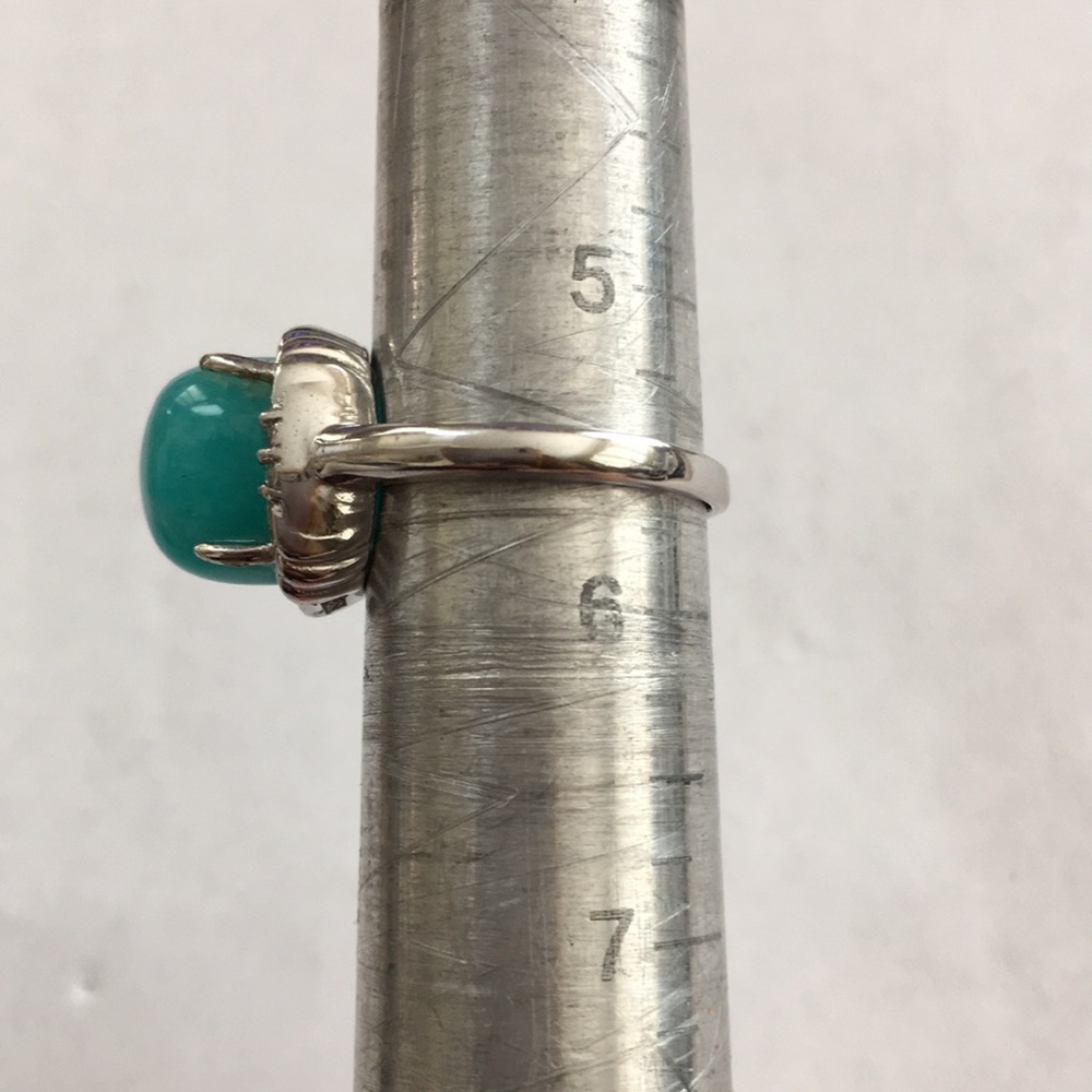 Gem amazonite sterling silver ring - Picture 11 of 15